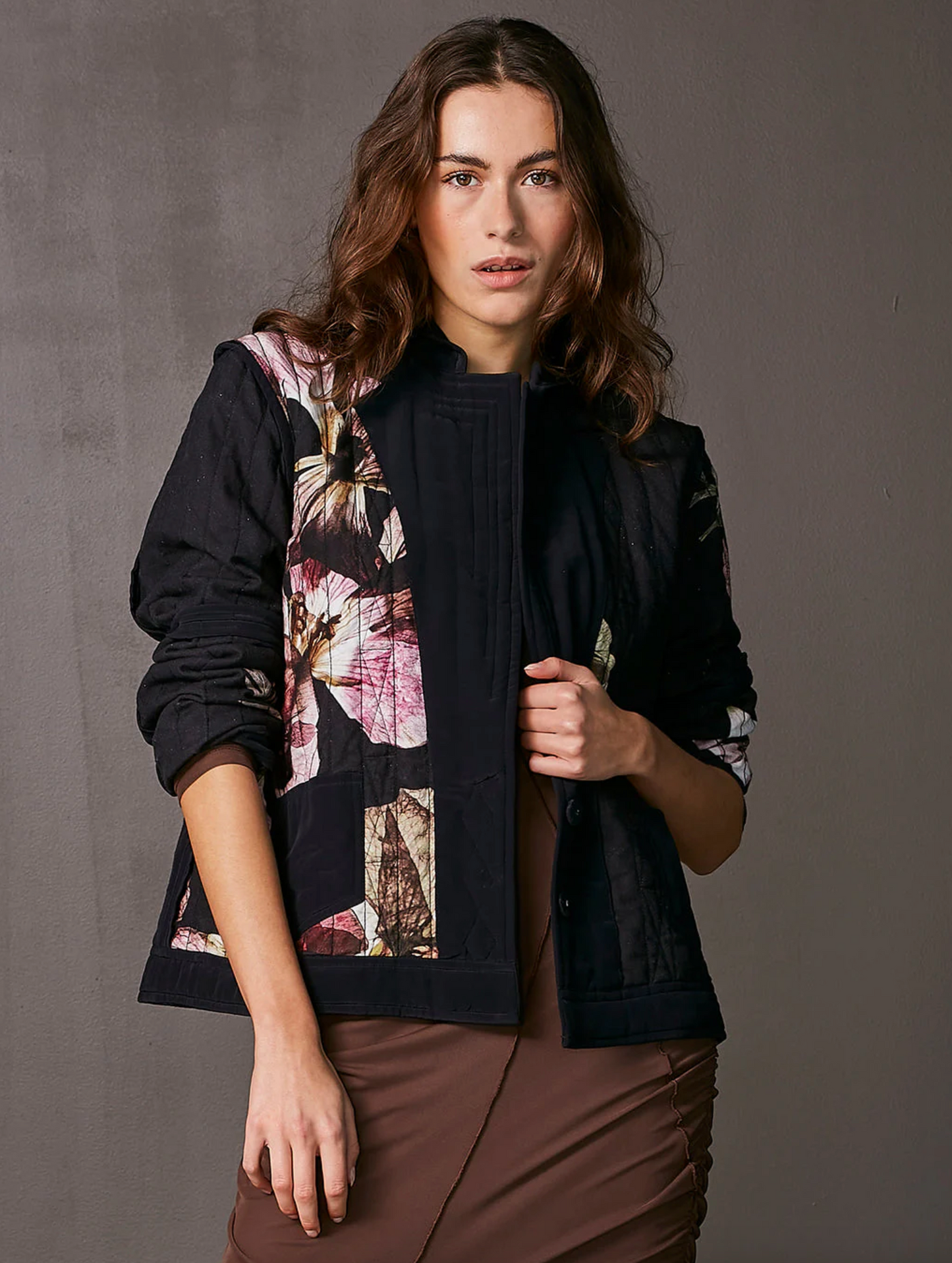 Viva Quilted Floral Jacket