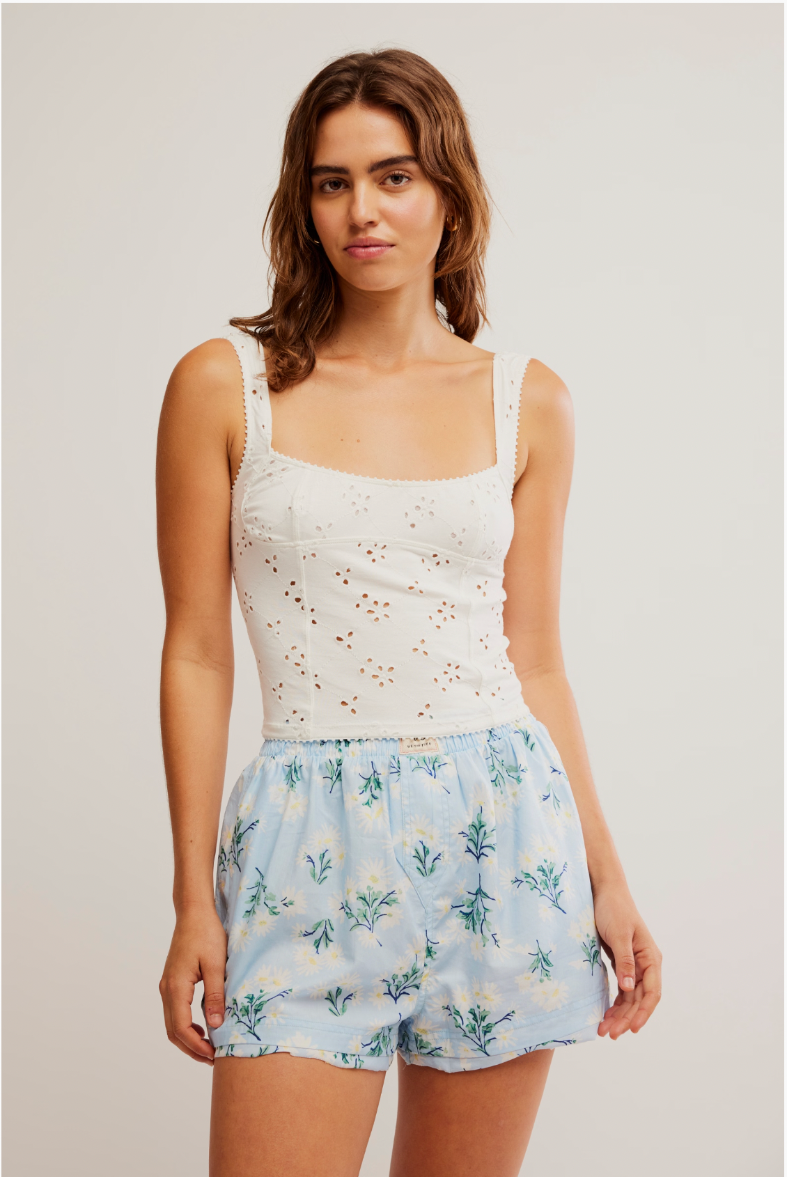 Full Bloom Eyelet Cami