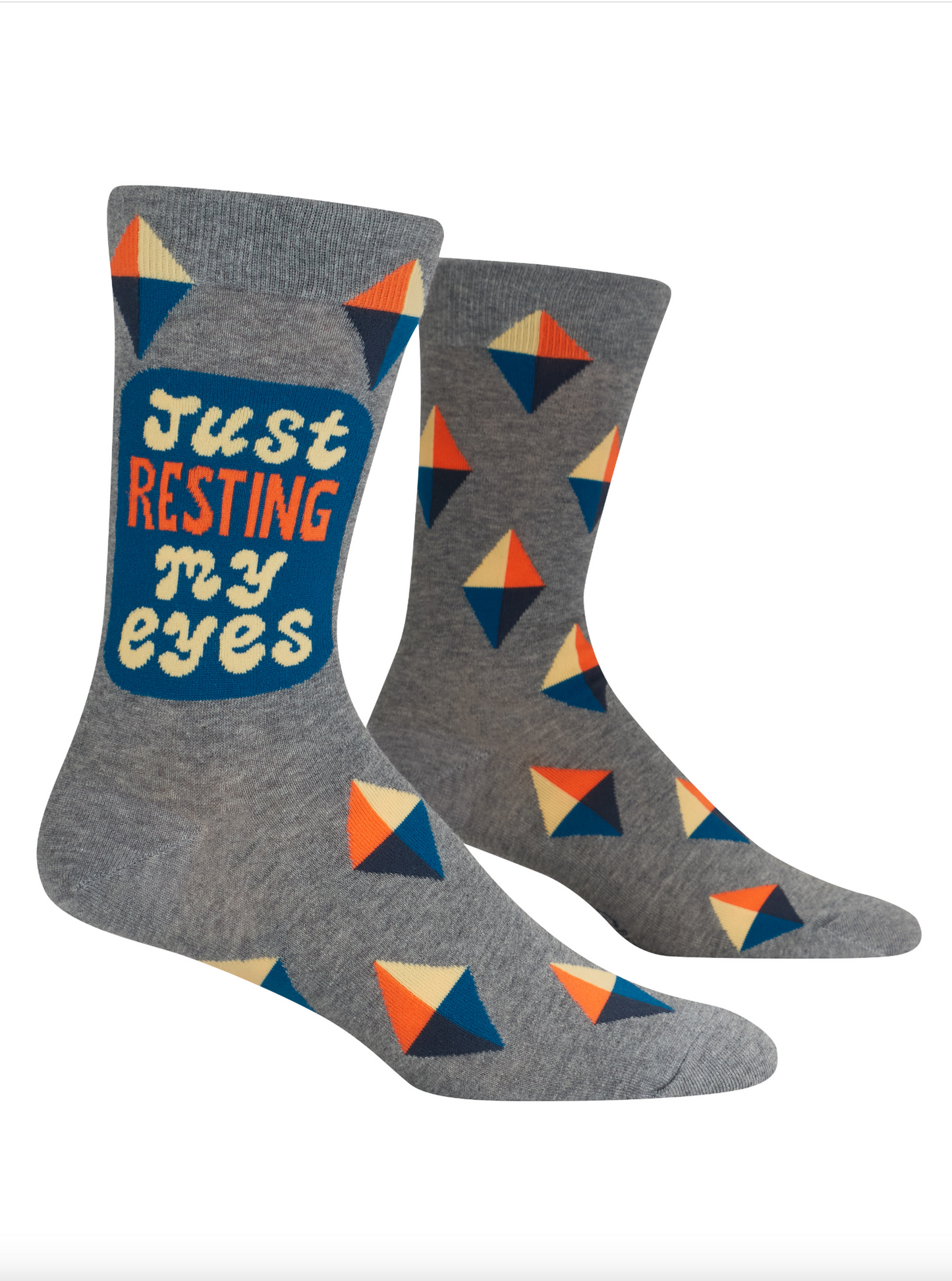 Resting My Eyes Men's Crew Socks