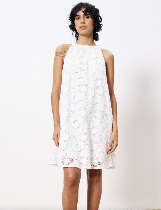 Afnane Lace Mini Dress