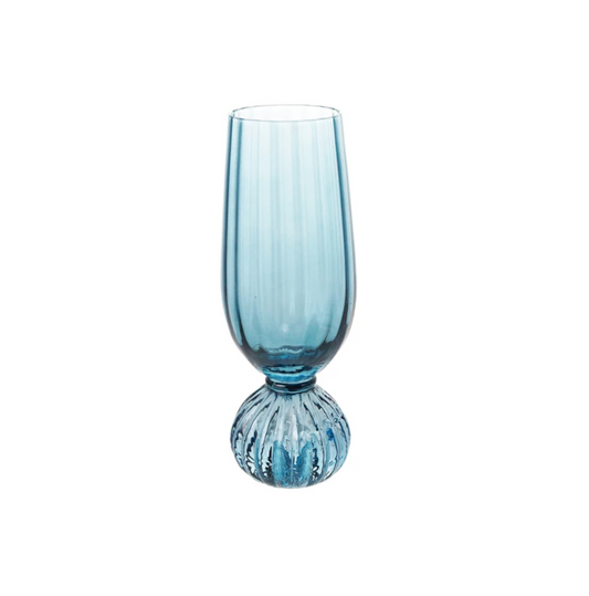 Pleated Champagne Glass 8 oz.