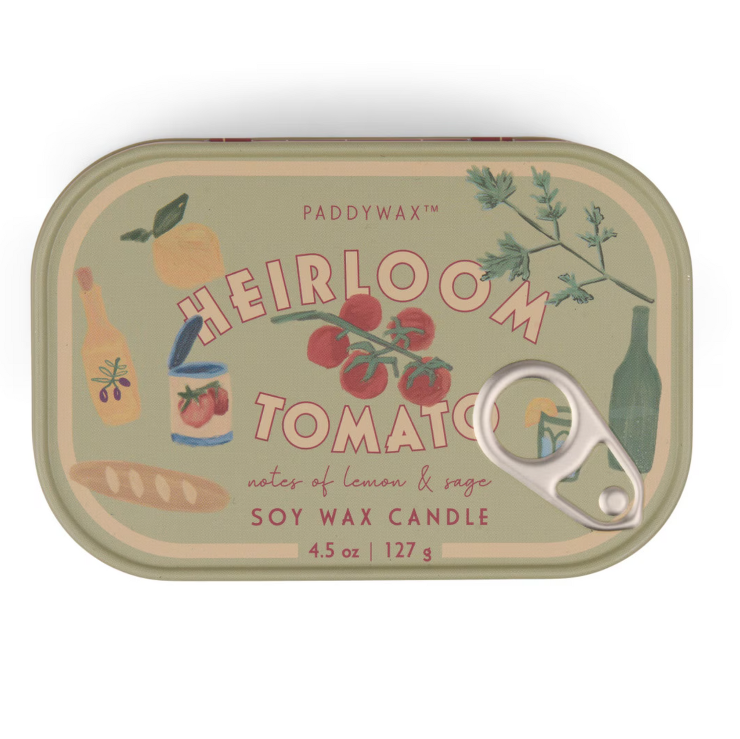 Bistro Heirloom Tomato Tin Candle