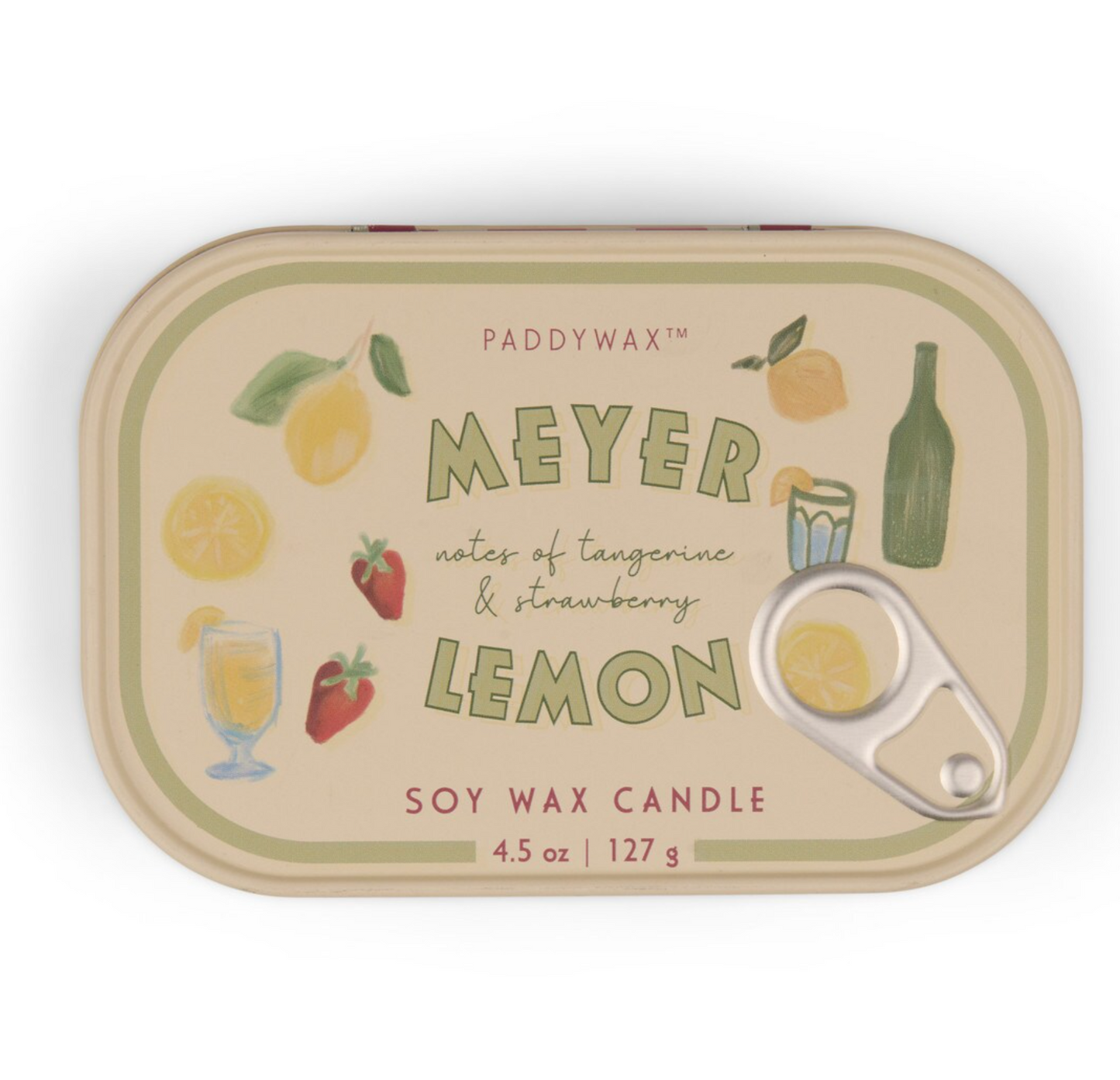 Bistro Meyer Lemon Tin Candle