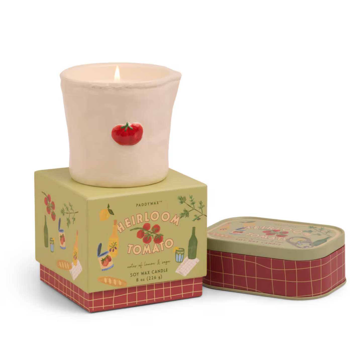 Bistro Heirloom Tomato Tin Candle