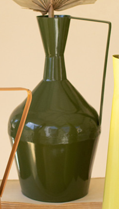 Faroe Enameled Metal Vases