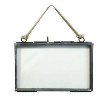Glass Hanging Picture Frame