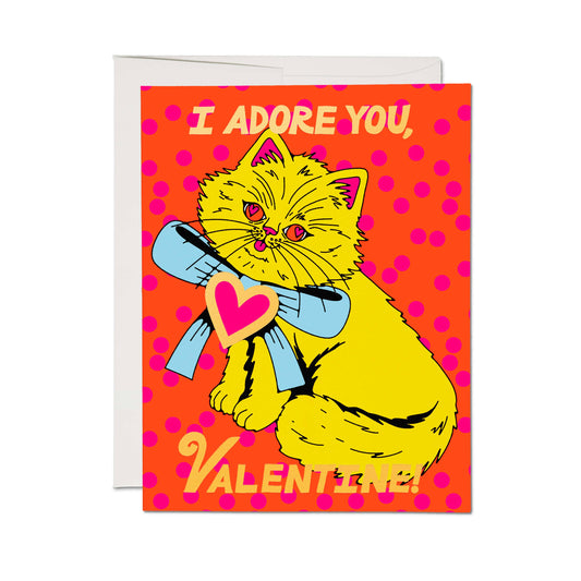 I Adore You Valentine's Card