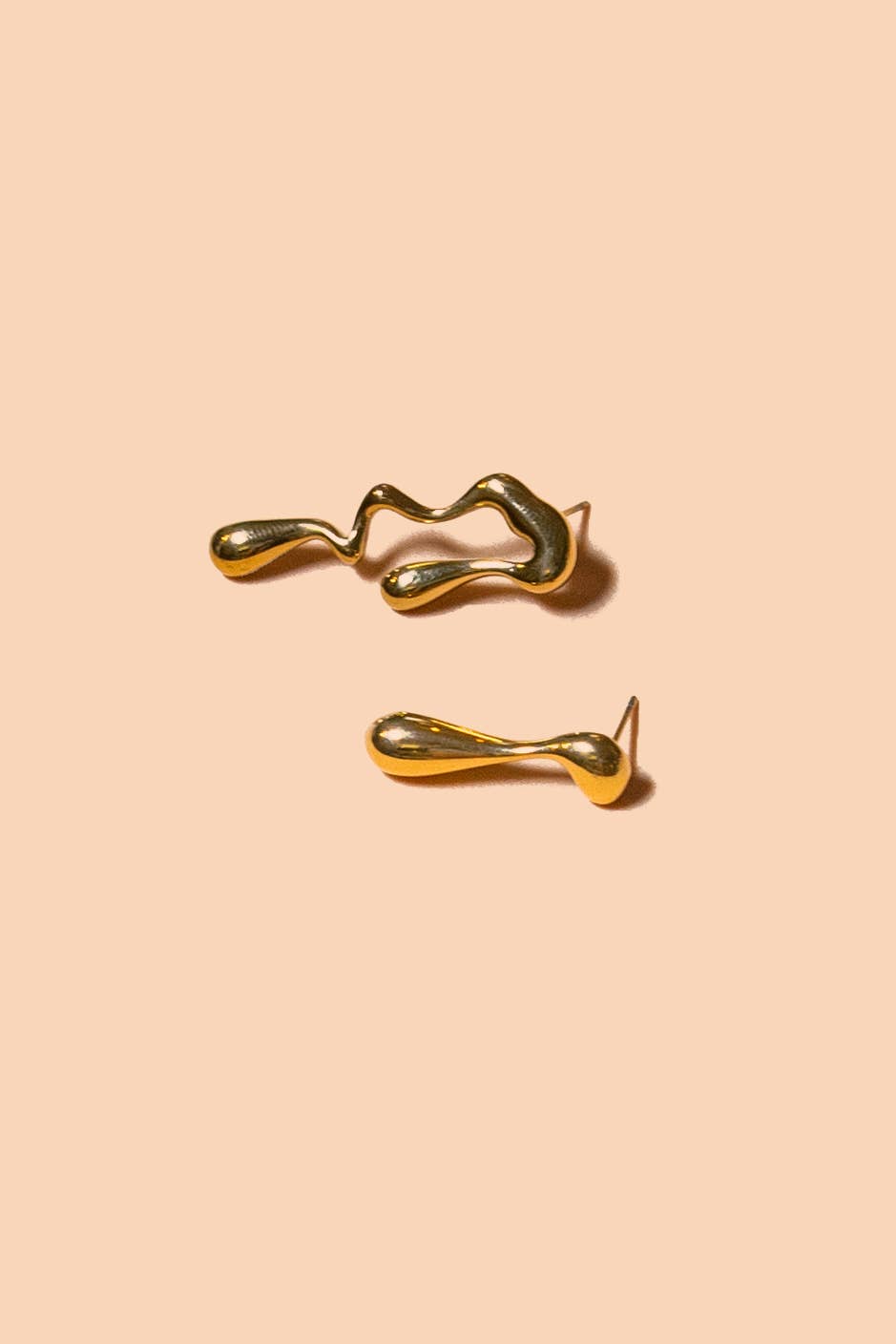 Vice Versa Studs - 18K Gold Plated