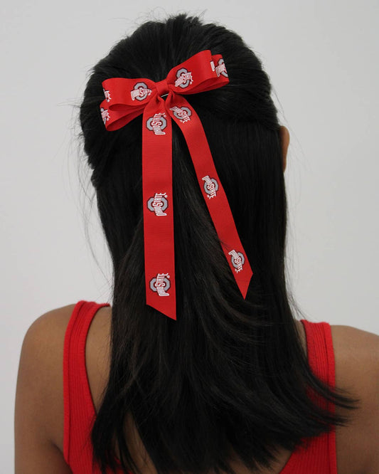 Ohio State® Bow Barrette