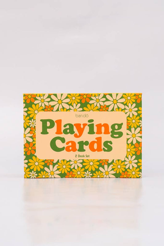 Floral Double Deck Playing Cards