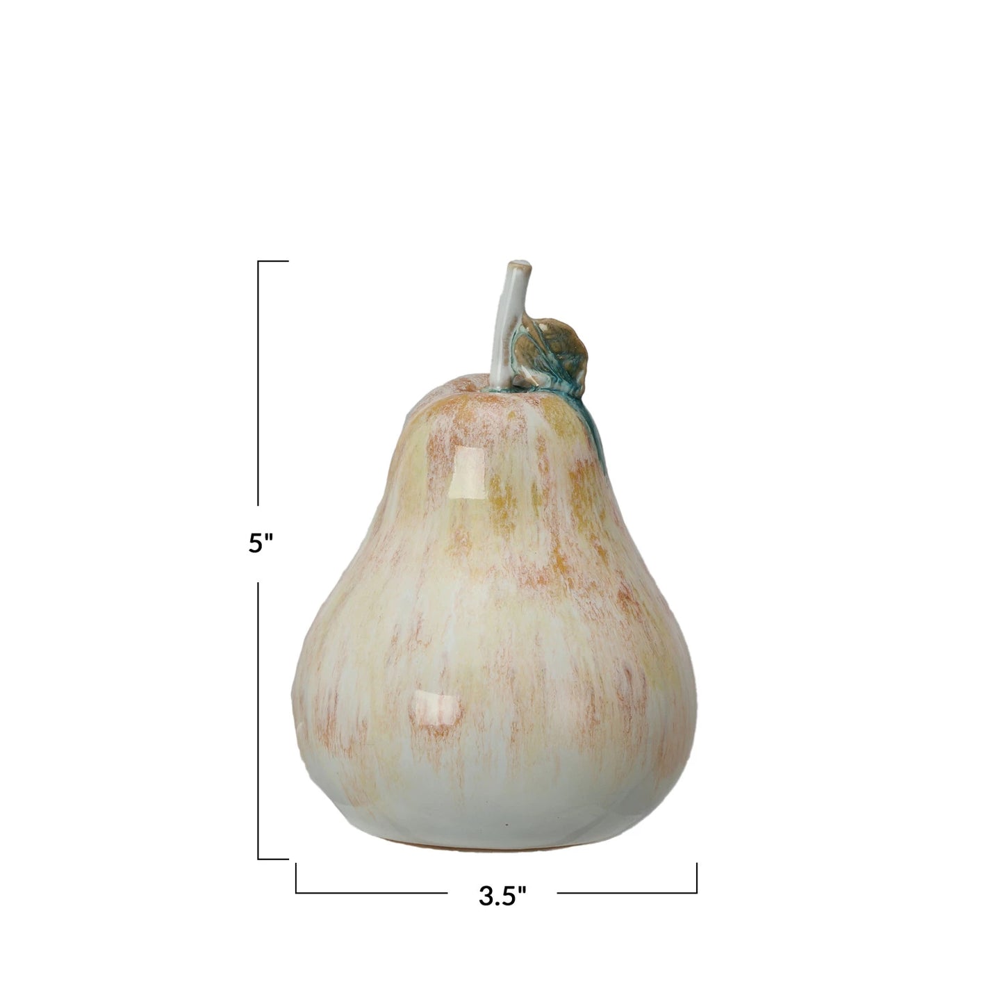 Reactive Glaze Stoneware Pear