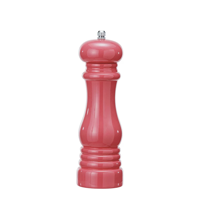 Bettie Enameled Rubberwood Salt/Pepper Mill