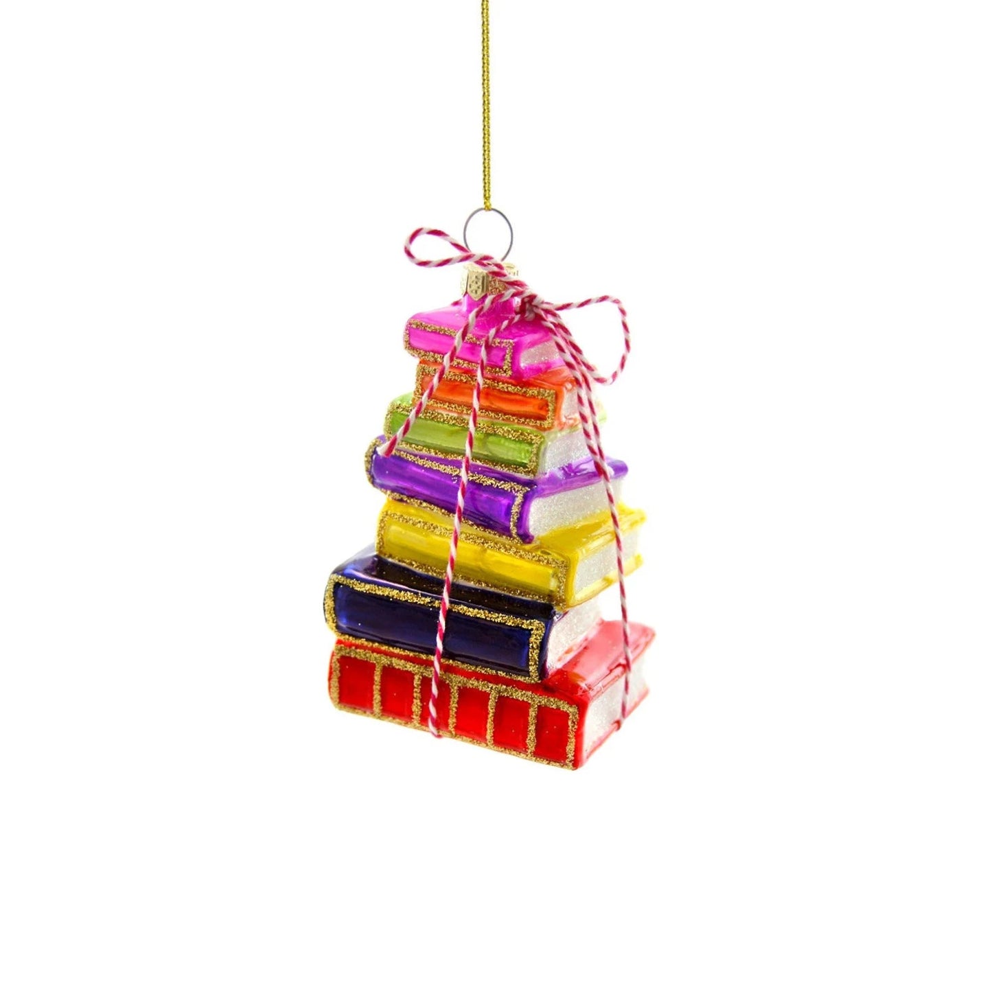 Stacked Books Ornament