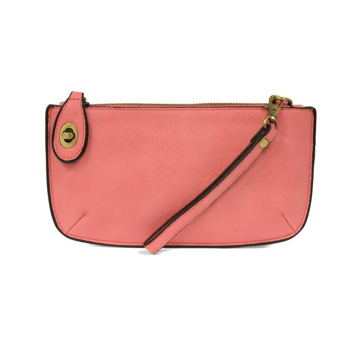 Matte Crossbody Wristlet Clutch