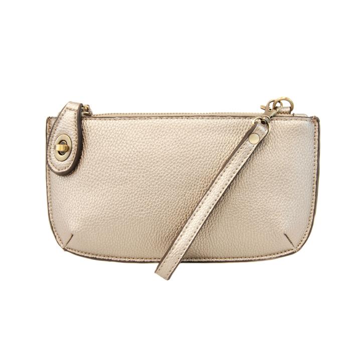 Matte Crossbody Wristlet Clutch