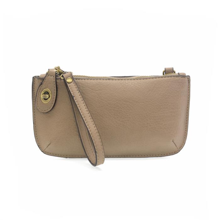 Matte Crossbody Wristlet Clutch