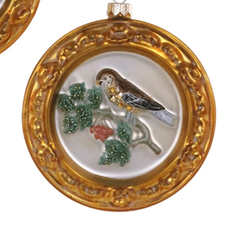 Forest Birds Curio Frame Ornament