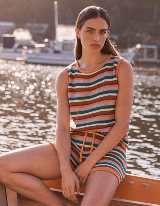Chloe Knit Stripe Tank