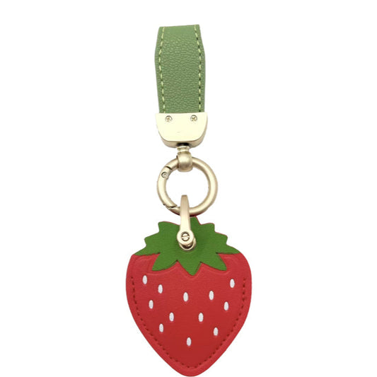 Fruity Vegan Leather Keychains