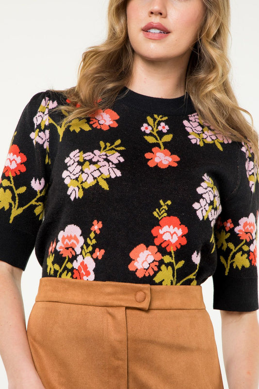 Ula Floral Knit Top