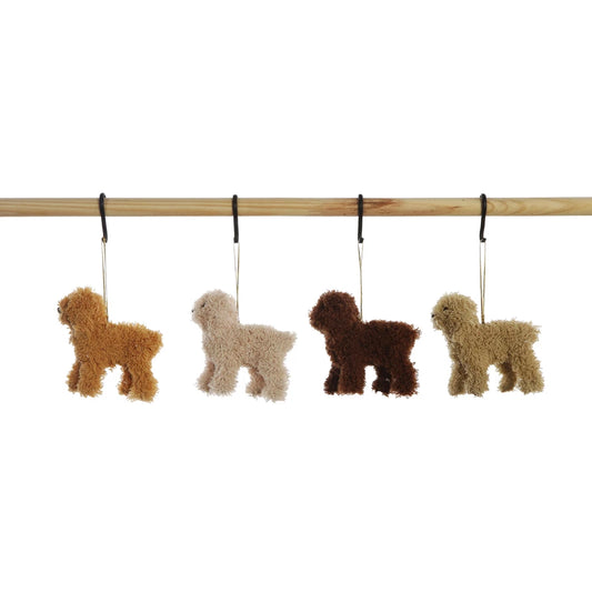 Fuzzy Poodle/ Doodle Ornament