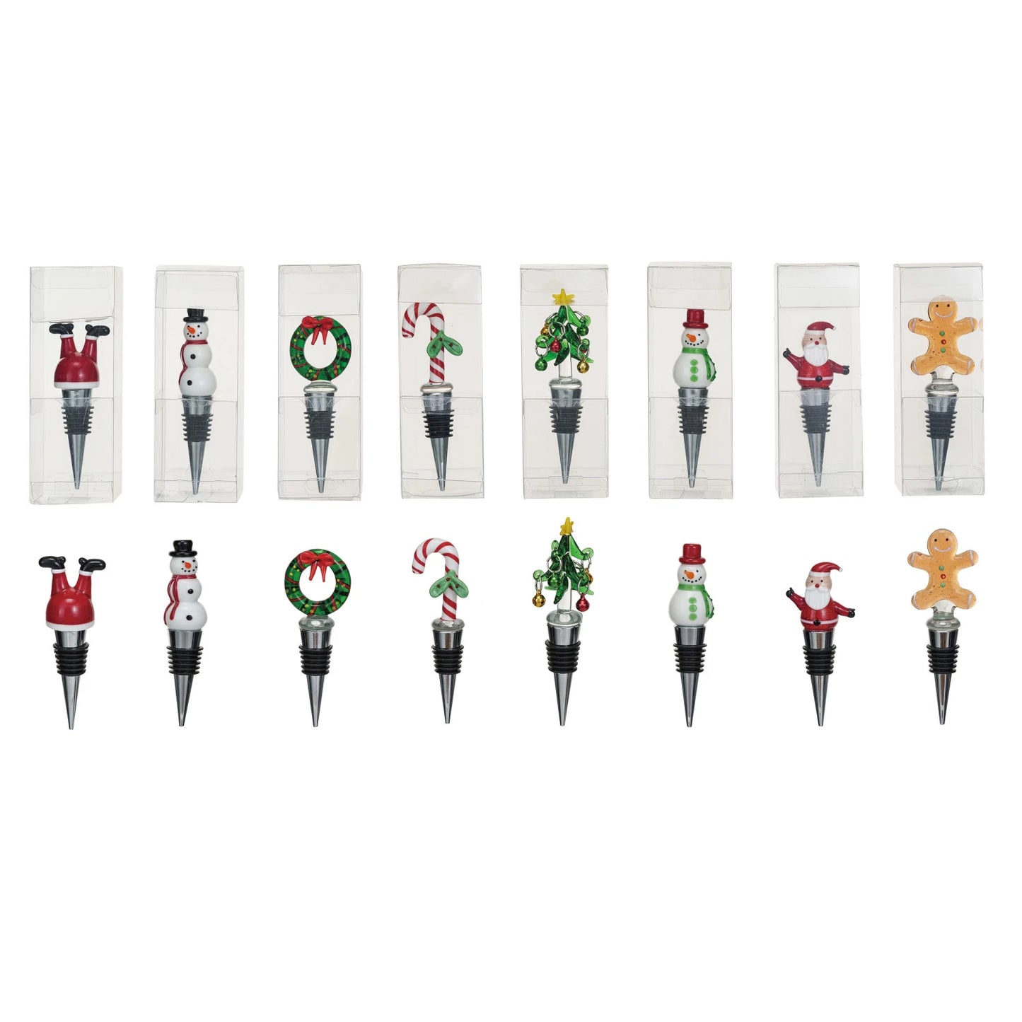 Christmas Hand-Painted Wine Stoppers