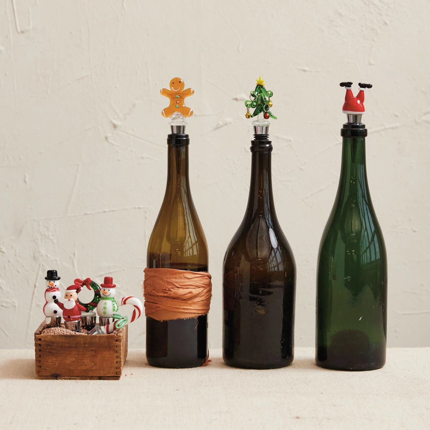 Christmas Hand-Painted Wine Stoppers