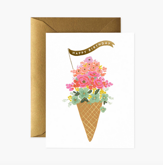 Ice Cream Birthday Card