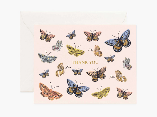 Monarch Thank You Card