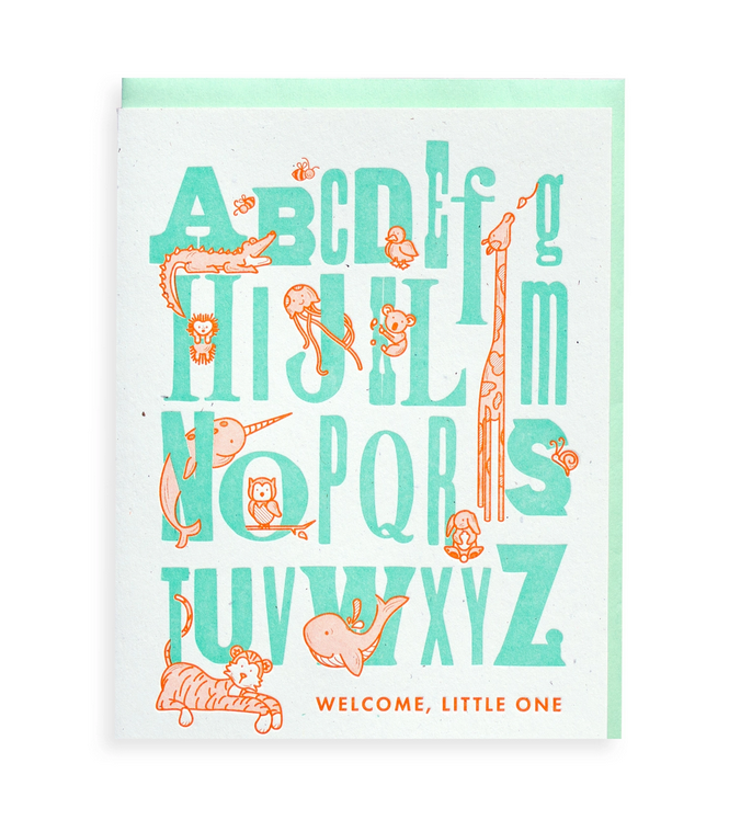 Baby Alphabet Card