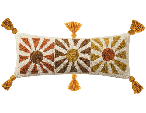 Shine On Tassled Hook Pillow