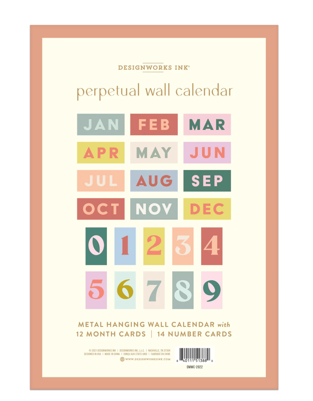 Perpetual Wall Calendar