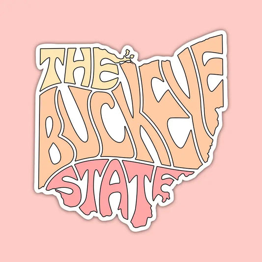 The Buckeye State Ohio Sticker