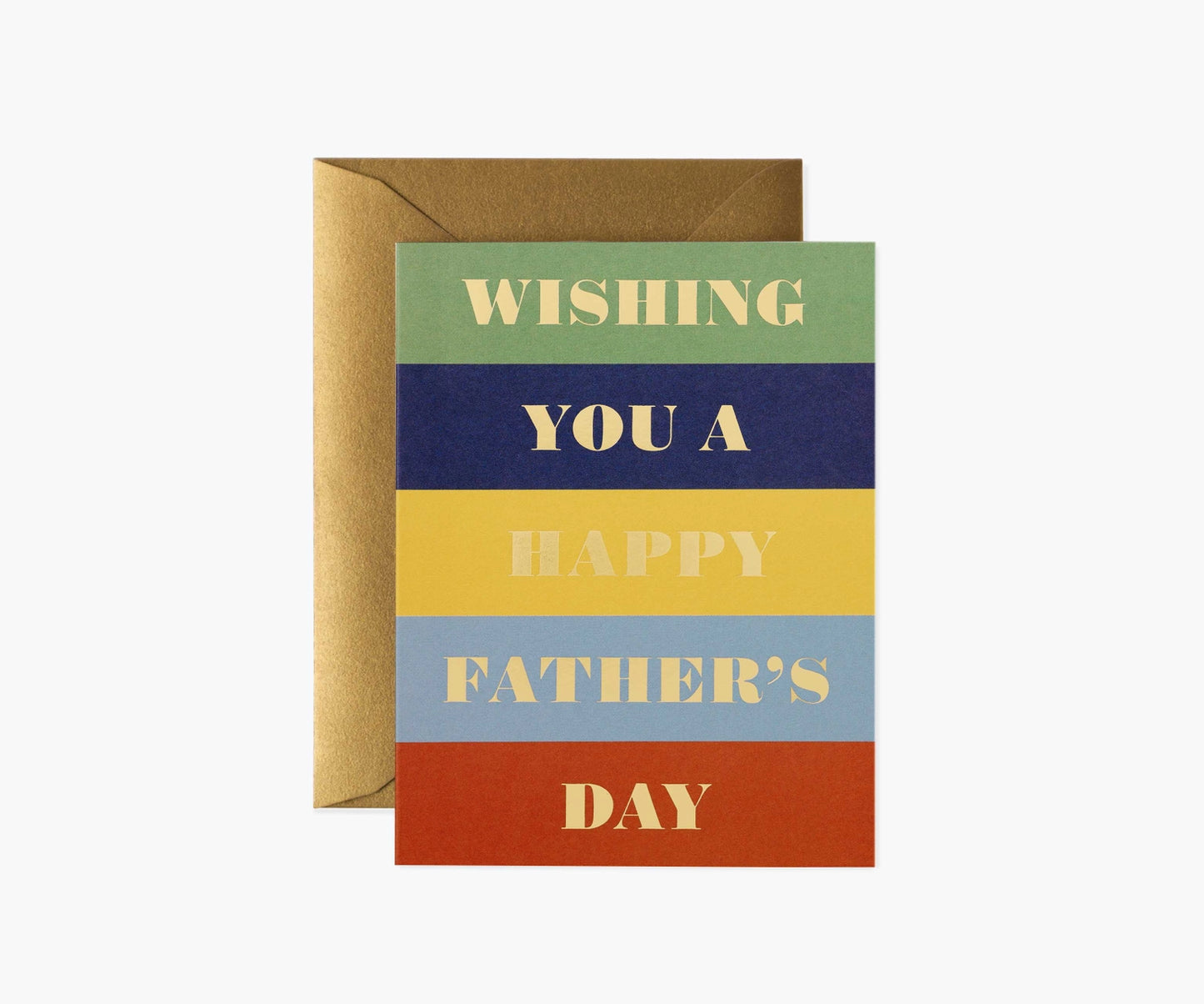 Color Block Father's Day Card