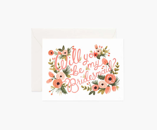 Will You Be My Bridesmaid? Card