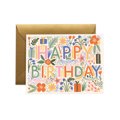 Fiesta Flores Birthday Card